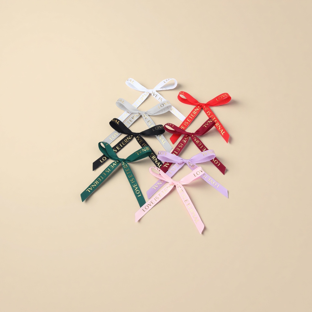 Gold-embossed ribbon bow, gift packaging Application Scenario