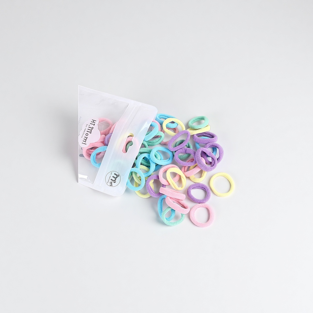 Baby and children's hair accessories can be braided without damaging hair. The towel band has good elasticity. The new nylon hair band comes in a beautiful color series and is bagged Application Scenario