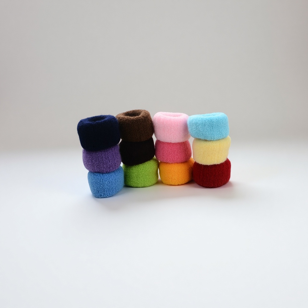 Factory direct sales of thickened, widened and thickened hair bands, knitted woolen leather covers that do not damage hair, and seamless leather bands wholesale Specification image