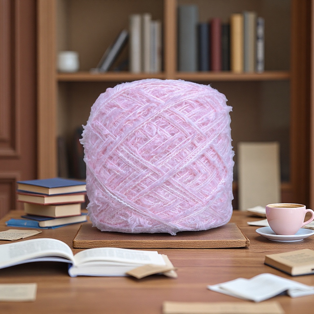 Yarn balls, wool balls for weaving, spherical ball of yarn, handcrafted material, large size package