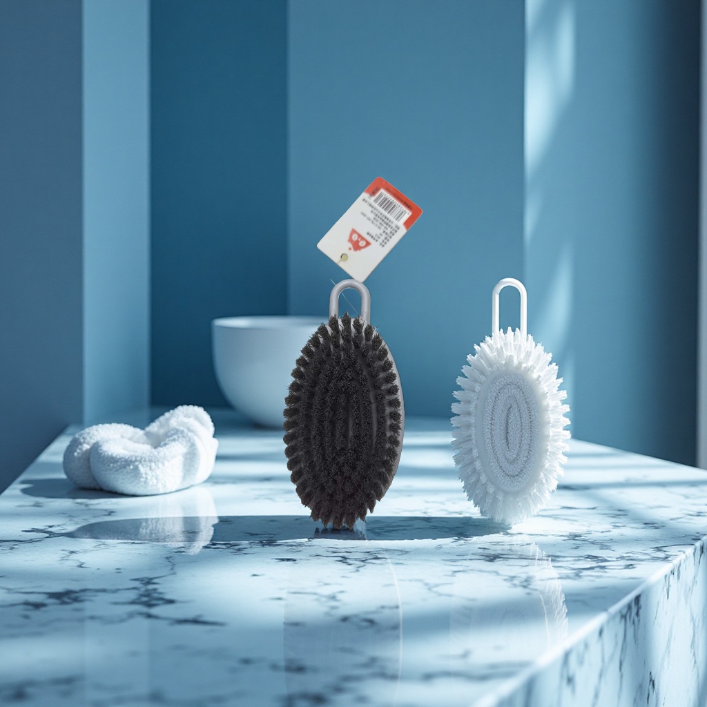 Three-in-one cup brush, bristle remover, hard bristle brush, bamboo shoe brush, kitchen cleaning supplies 142216031