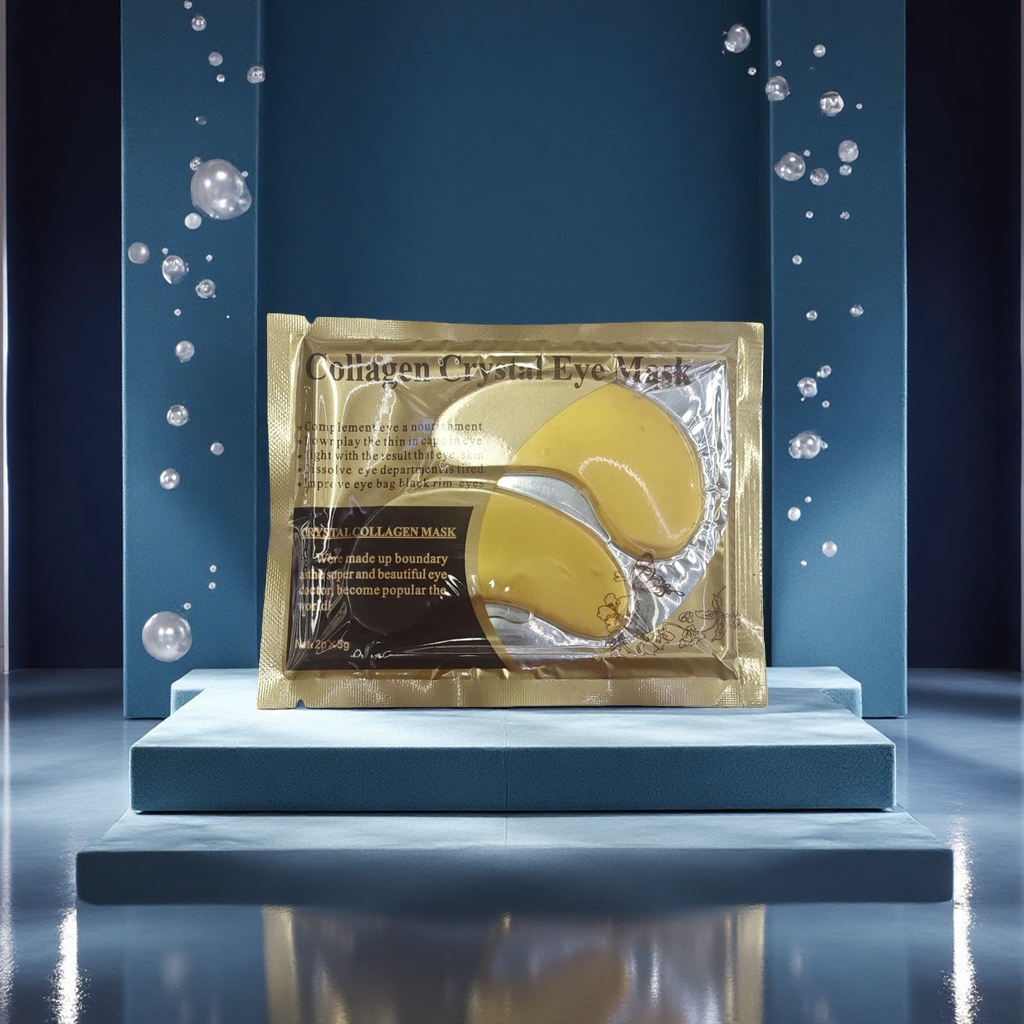 CQK Gold Eye Mask Gel Eye Mask Cross-border ODM Genuine eye mask Soothing, repairing and reducing fine lines