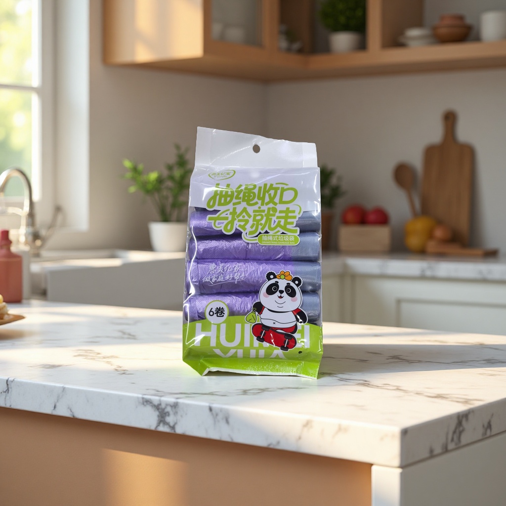 Thickened student cartoon plastic garbage bag, 15 liters Application Scenario