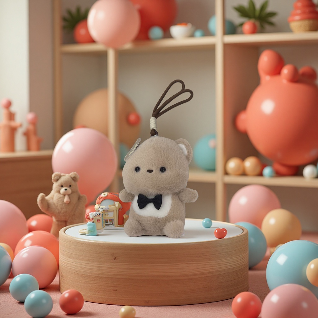 AI trendy wool felt plush toys, trendy toys, creative gifts Application Scenario