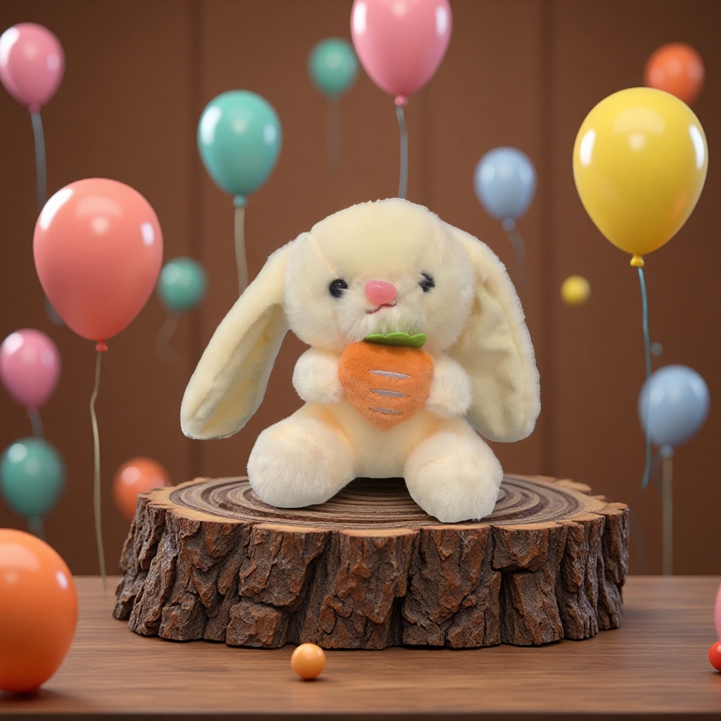 AI Trendy wool felt plush toys, trendy toys, creative figurines, cute collectibles 143820822 Application Scenario