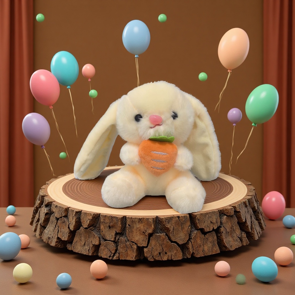 AI Trendy wool felt plush toys, trendy toys, creative figurines, cute collectibles 143820822