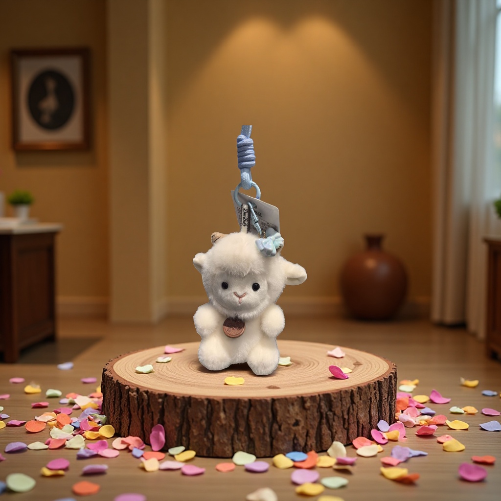 AI trendy wool felt creative toys, cute plush toys, handcrafted ornaments, gifts Specification image