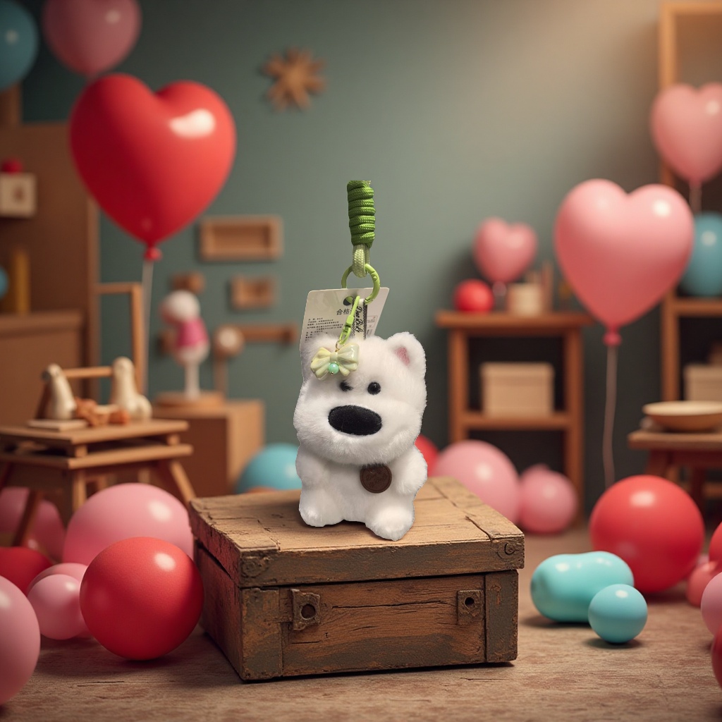 AI trendy wool felt creative toys, trendy toys, cute plush toys details Picture