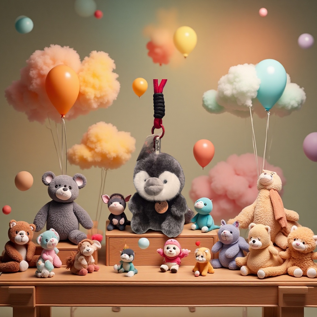 AI Trendy toys, wool felt plush toys, trendy toys, creative figurines, cute collectibles 145316651 Application Scenario