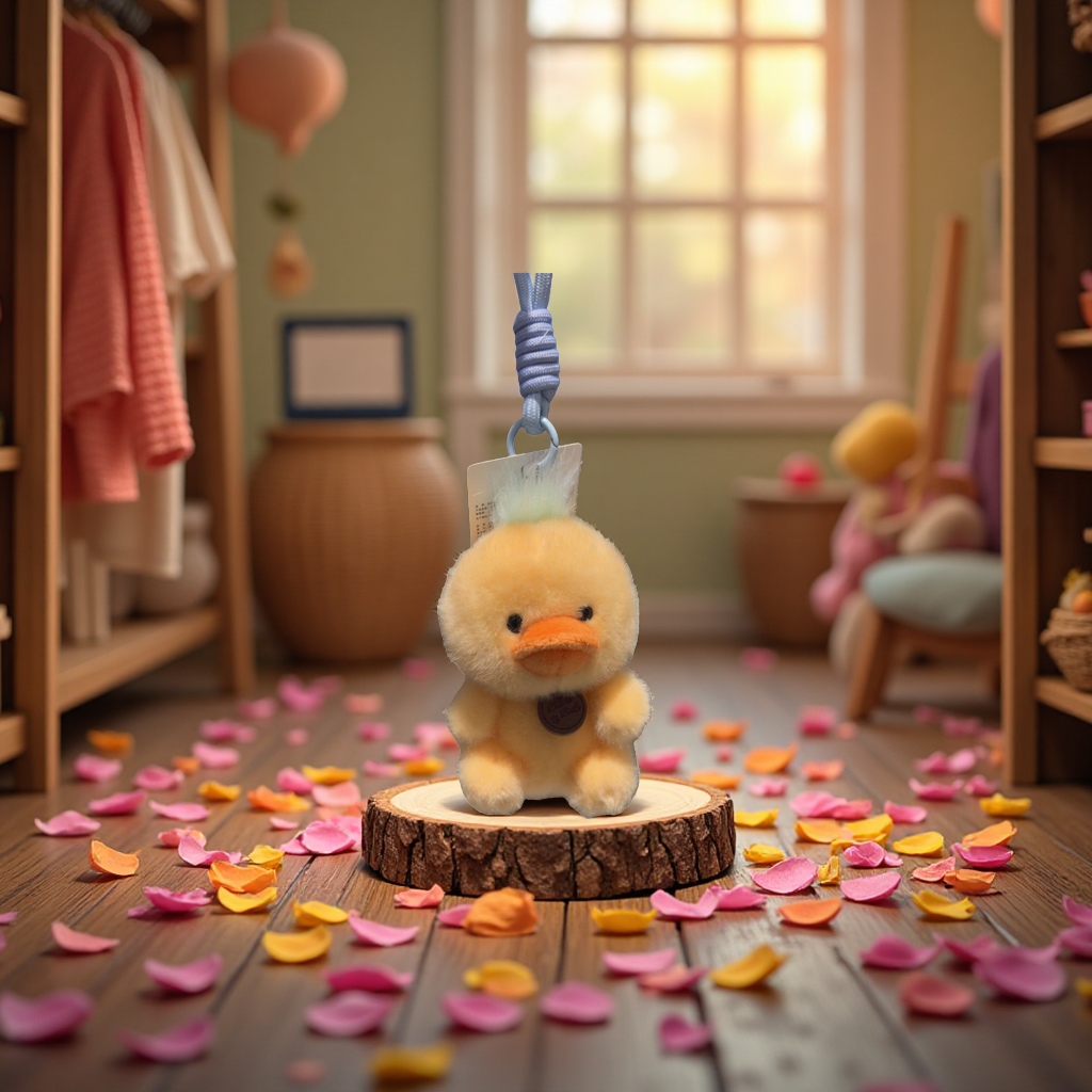 AI trendy wool felt creative toys, cute plush toys, handicrafts details Picture