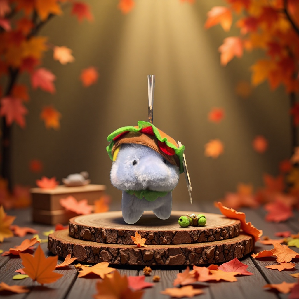 AI Trendy wool felt plush toys, trendy toys, creative figurines, cute collectibles 145830385