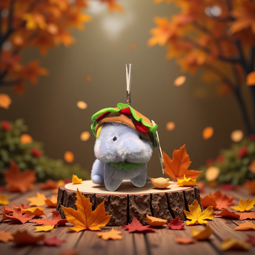 AI Trendy wool felt plush toys, trendy toys, creative figurines, cute collectibles 145830385 Application Scenario