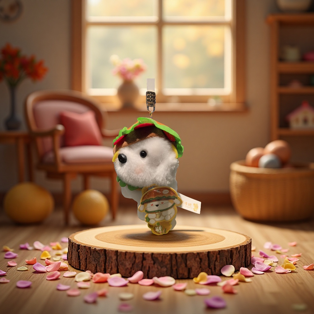 AI Trendy wool felt creative toys, cute plush toys, handicrafts 145852219 Application Scenario