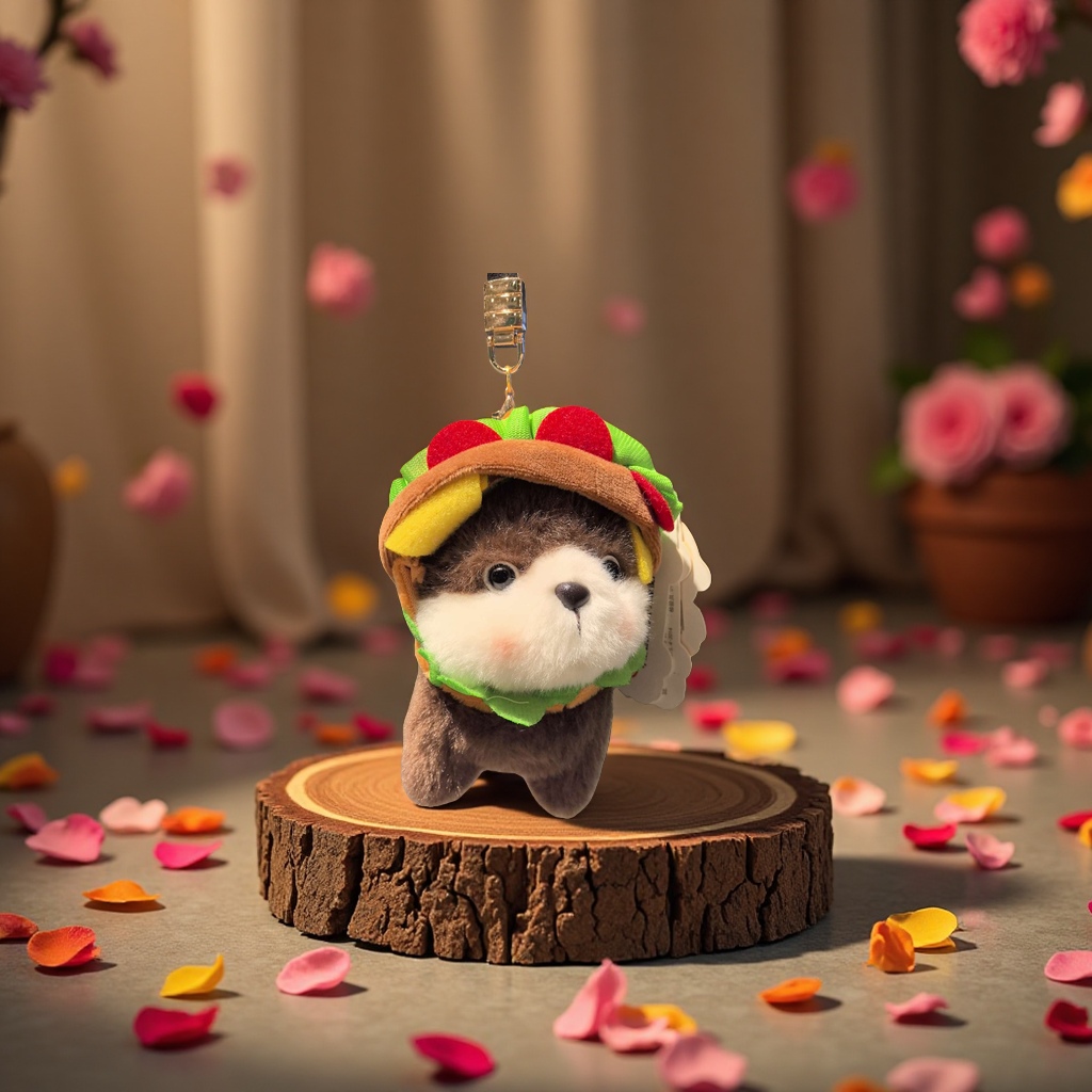 AI Trendy wool felt plush toys, trendy toys, creative figurines, cute collectibles 145912644 Specification image