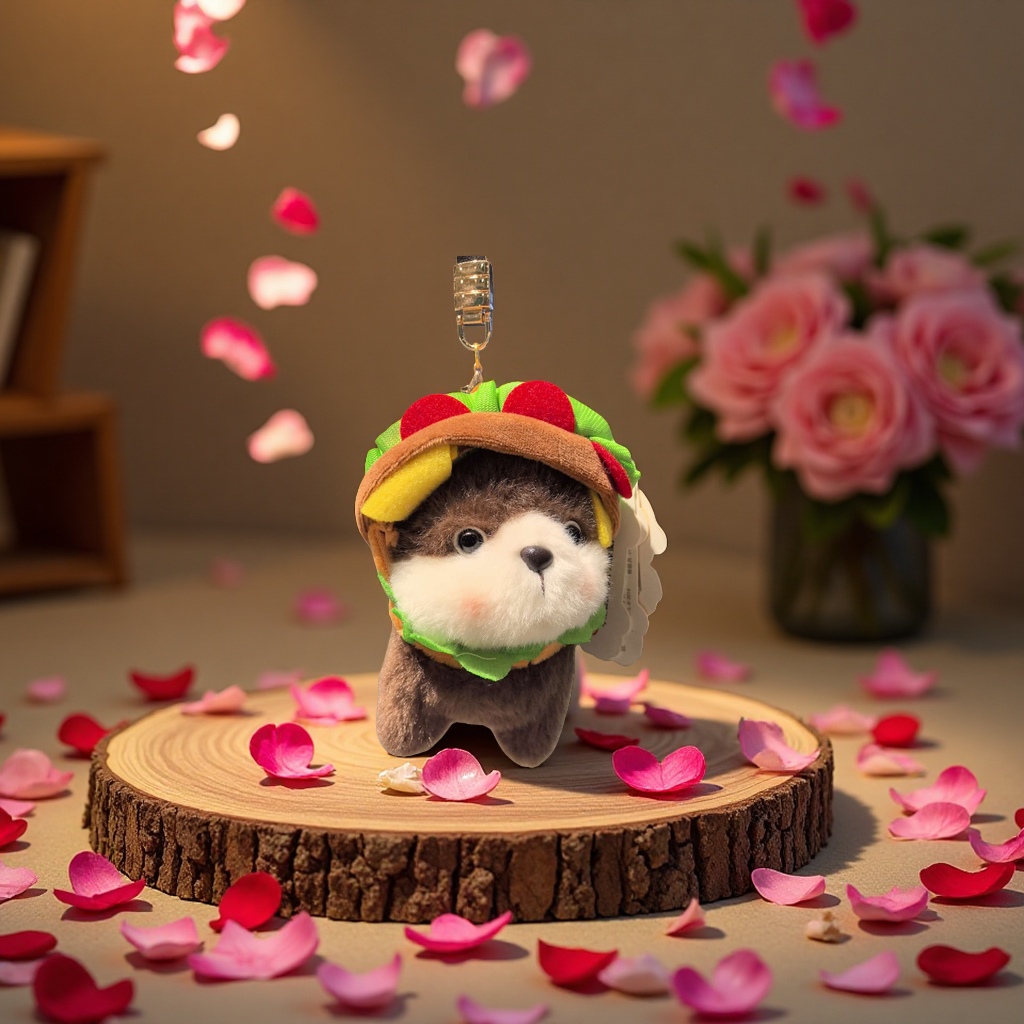 AI Trendy wool felt plush toys, trendy toys, creative figurines, cute collectibles 145912644 Application Scenario