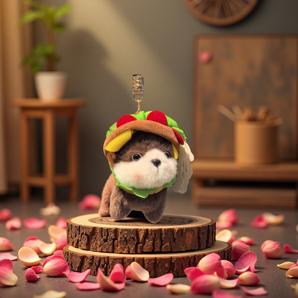 AI Trendy wool felt plush toys, trendy toys, creative figurines, cute collectibles 145912644 details Picture