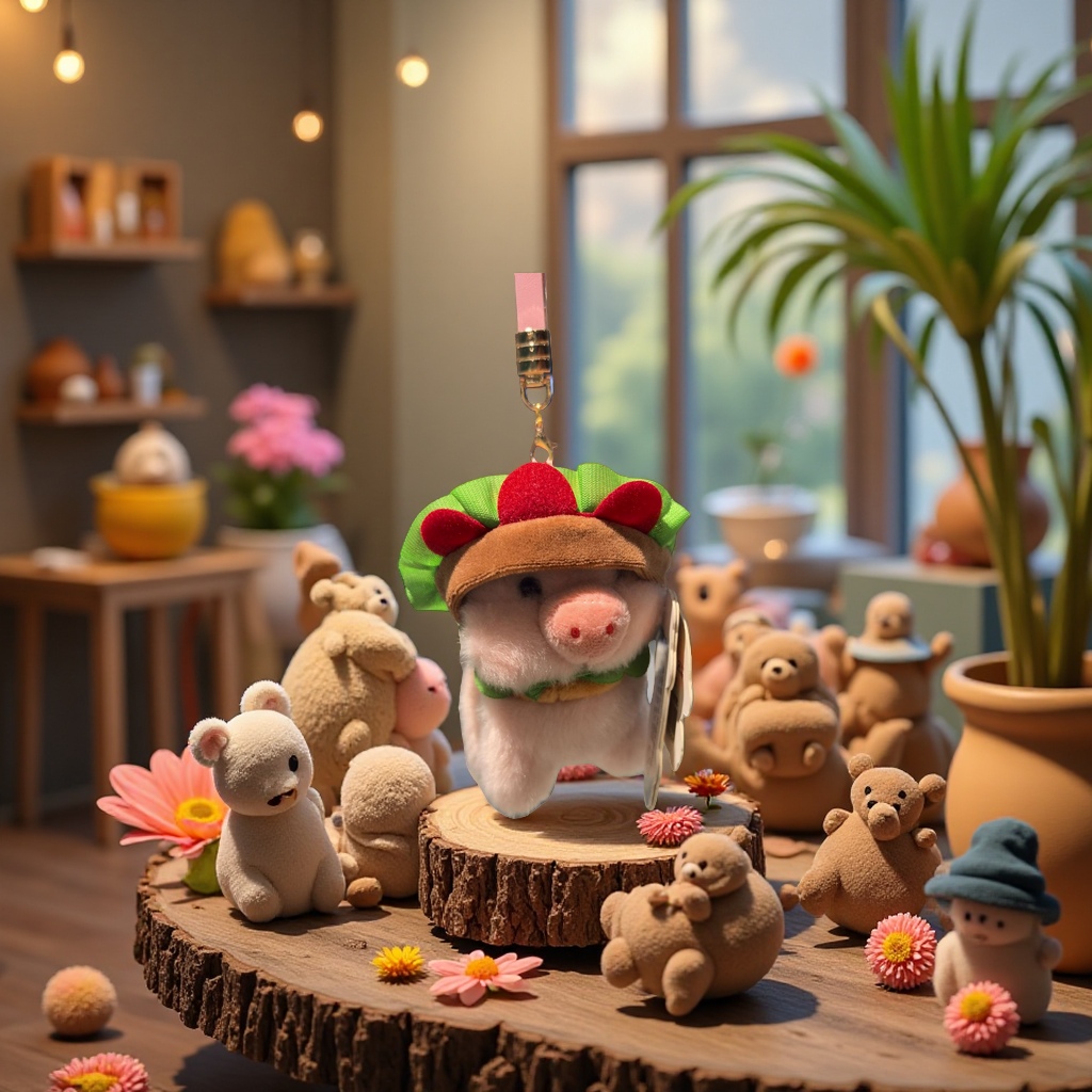 AI Trendy wool felt creative toys Trendy toys Cute plush toys 145951349 Application Scenario