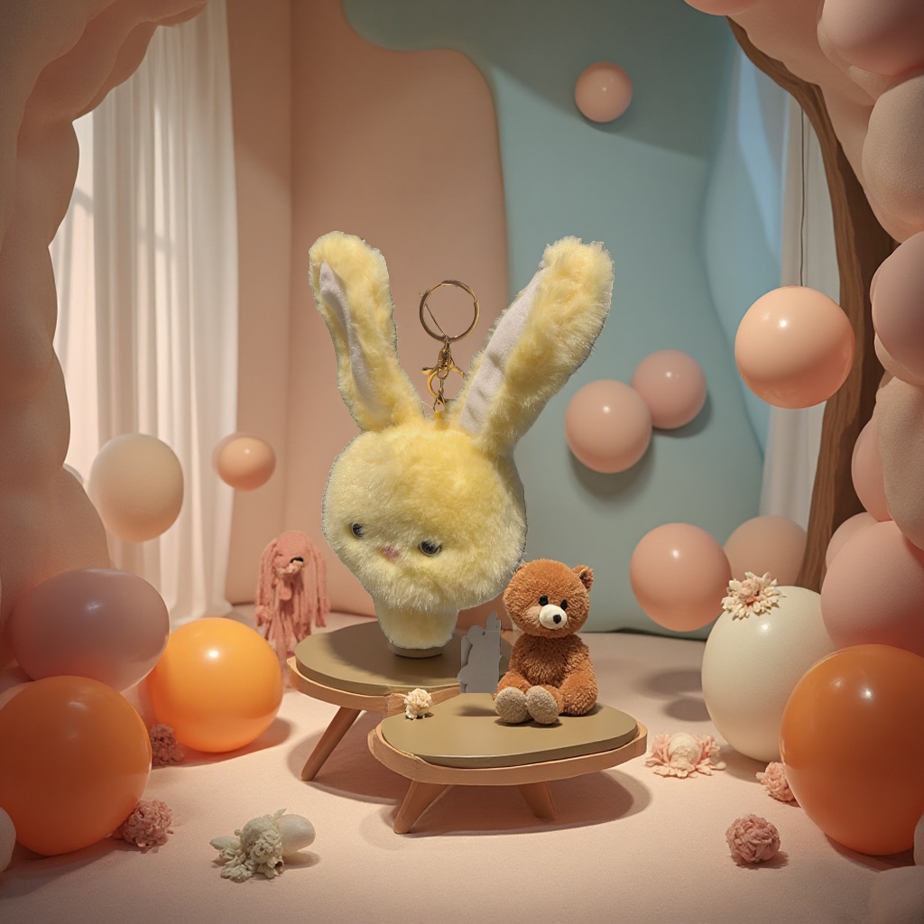 AI trendy wool felt creative toys, cute and fun plush toys Specification image