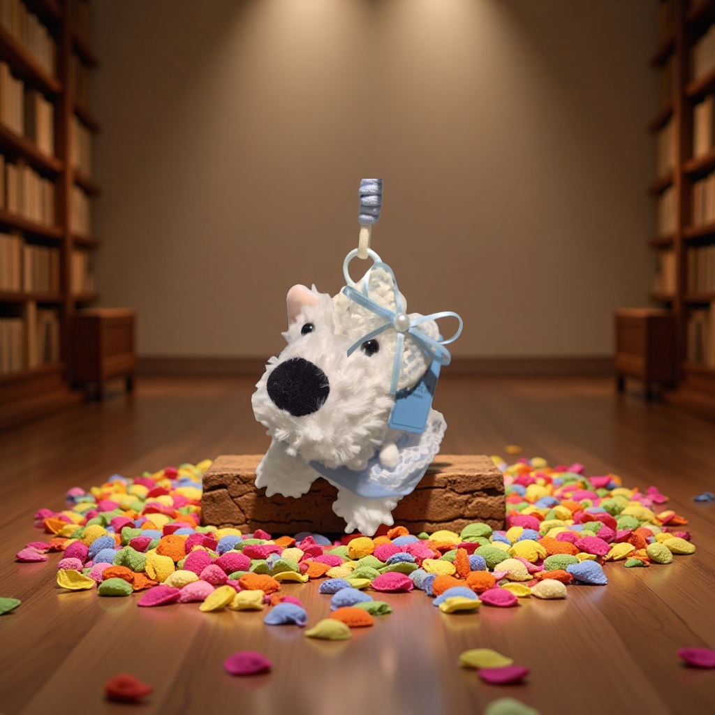 AI Trendy wool felt plush toys, trendy toys, creative figurines, cute collectibles 150246002 Application Scenario