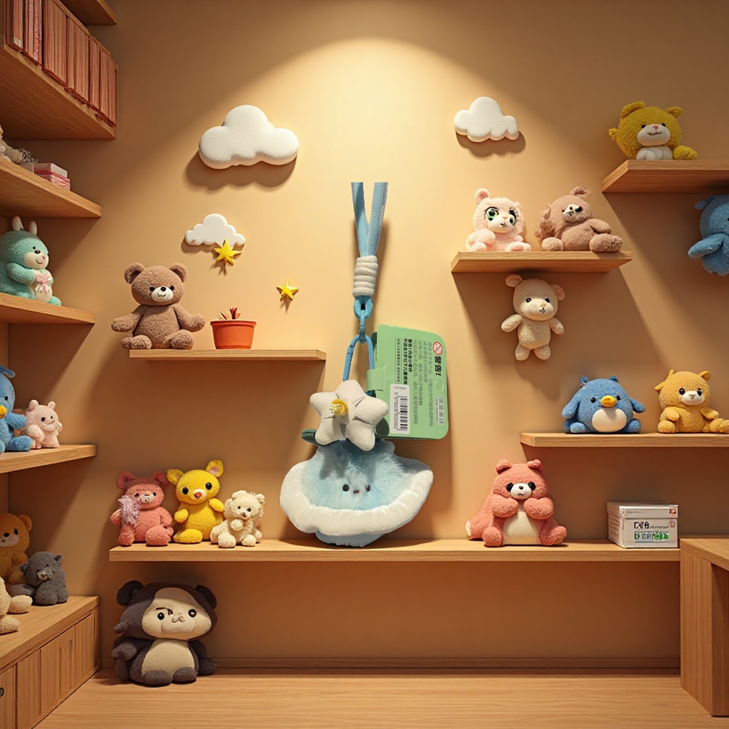 AI Trendy wool felt creative toys, trendy toys, cute plush toys 150738696 Application Scenario