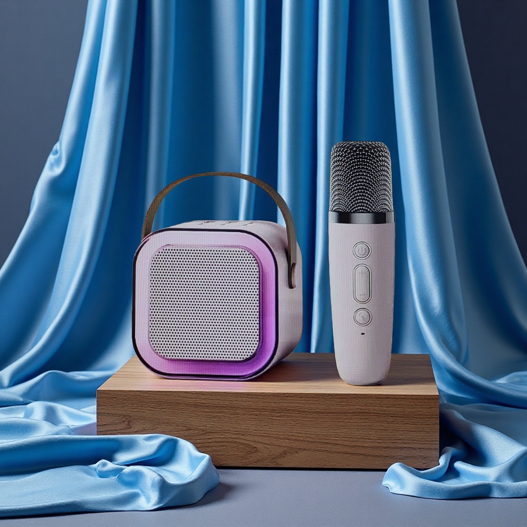 K12蓝牙音箱麦克风声卡音响蓝牙音高品质音效