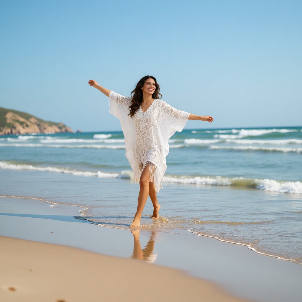 Lace shawl, elegant women's fashion decorative shawl, spring new shawl, beach shawl, thin shawl, gauze scarf, silk scarf, soft and breathable Specification image