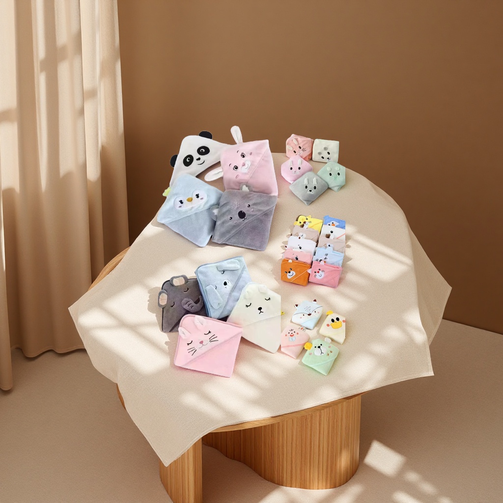 婴儿棉被毛巾组合装 保暖柔软舒适透气新升级