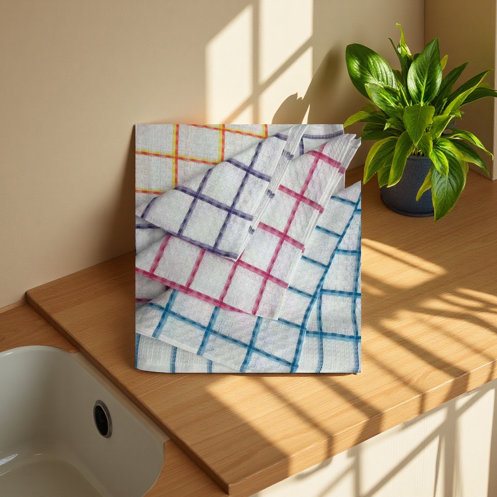 High-quality tea towels for the kitchen details Picture