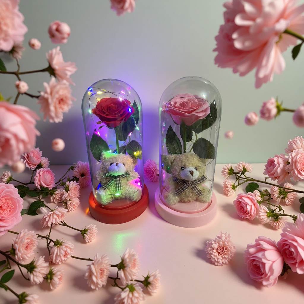 Rose bear figure-piece Application Scenario