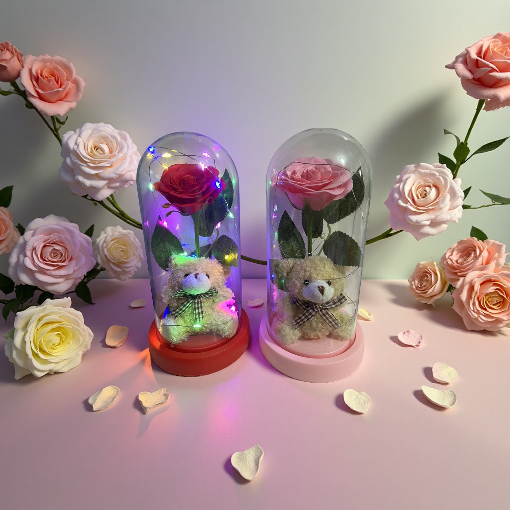 Rose bear figure-piece Specification image