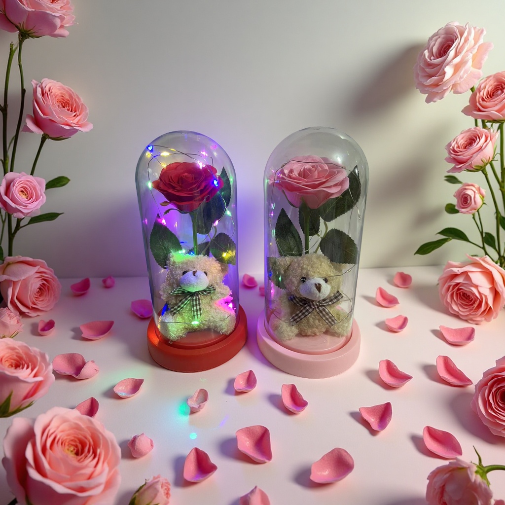 Rose bear figure-piece details Picture