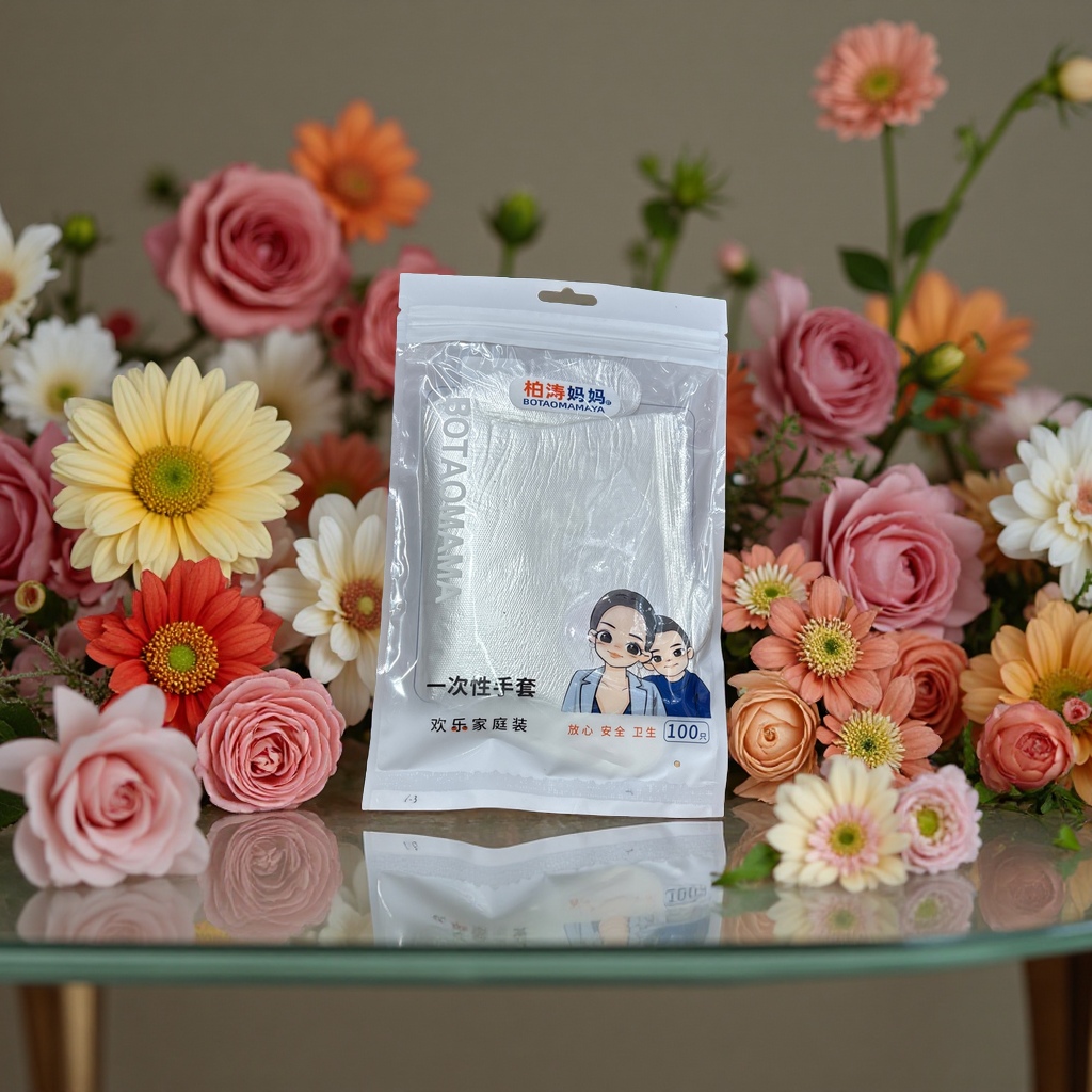 一次性手套防滑耐穿厨房清洁防护手套通用型155418051