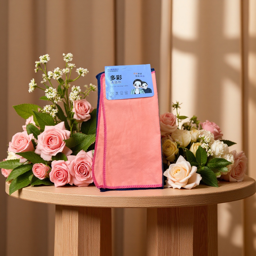 Multi-color cleaning wipes, multi-functional stain removal, flexible and non-shedding, household wet wipes, wiping tissues Specification image