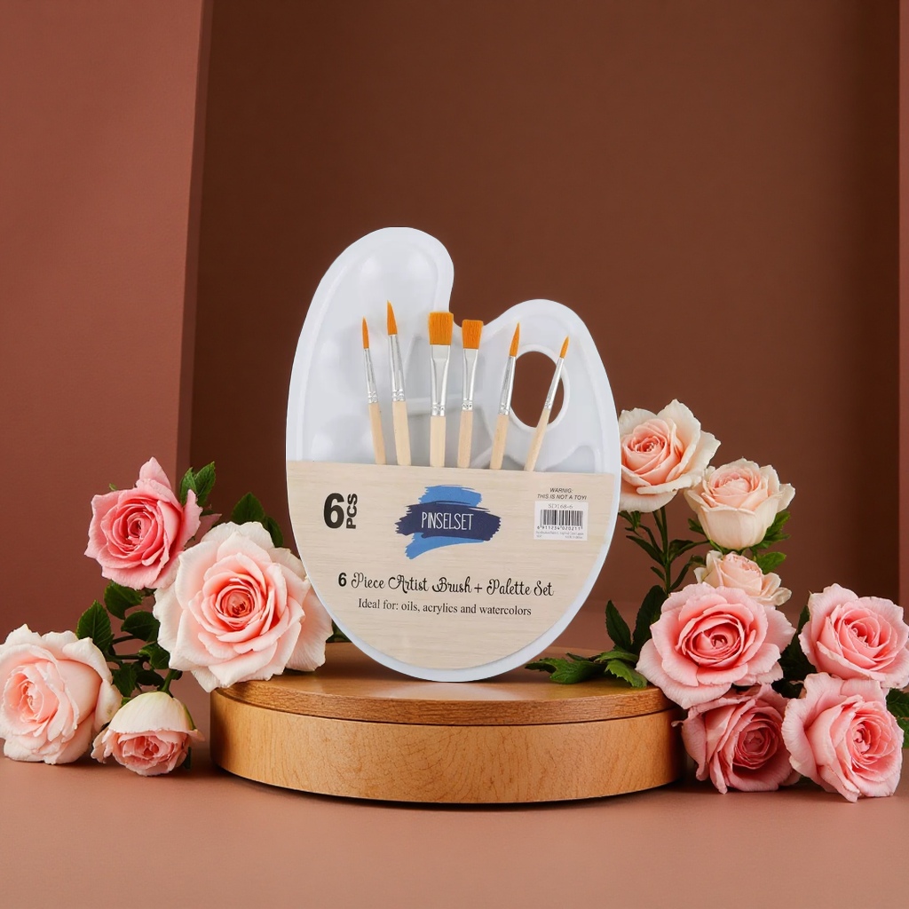 Cross-border watercolor palette, brush set, children's art learning and painting supplies manufacturer wholesale details Picture