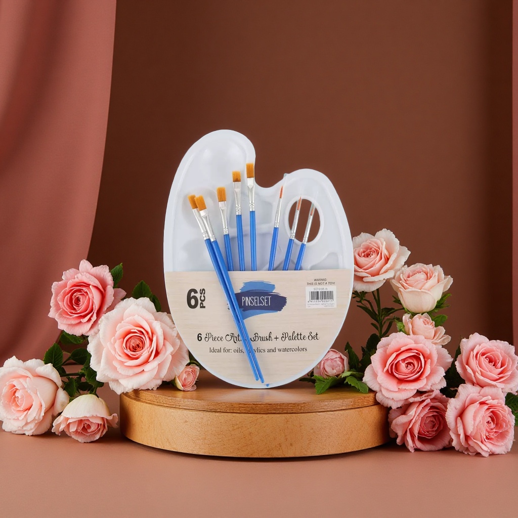 Cross-border watercolor palette, brush set, children's art learning and painting supplies manufacturer wholesale Specification drawing