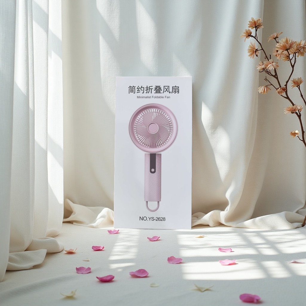 Small fan, student neck-hanging outdoor electric fan, handheld portable model Specification image