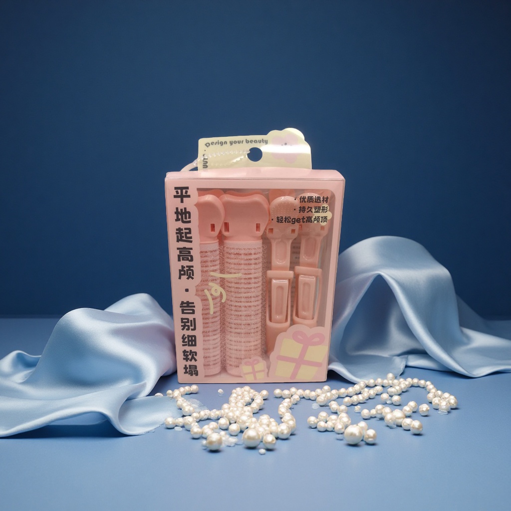 便携式卷发器 造型蓬松直发神器 三档温控 多种发圈可选