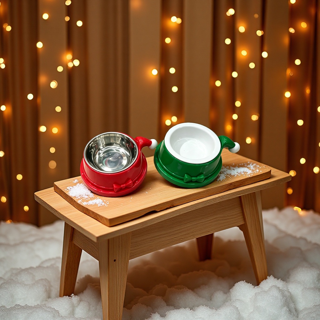 🎄 Christmas limited edition pet bowl: Give your furry friends a festive sense to the fullest ✨