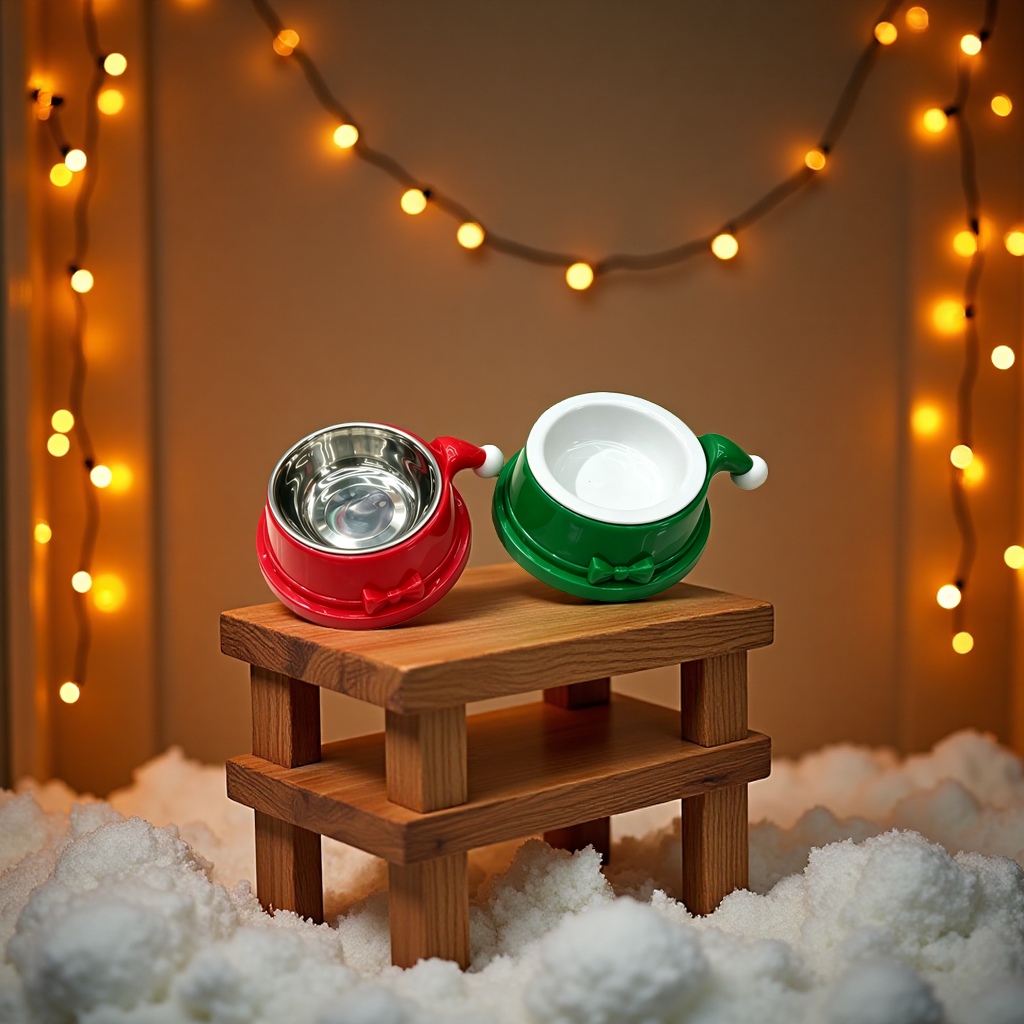 🎄 Christmas limited edition pet bowl: Give your furry friends a festive sense to the fullest ✨ Application Scenario