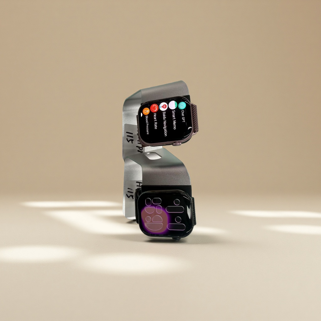 华为智能蓝牙手表HW11 Pro粉黑双色防水运动心率监测