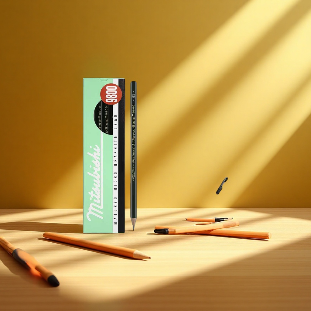 Cultural office writing tools, pencils, drawing and sketching pens, Mitsubishi 9800 drawing pencils Application Scenario