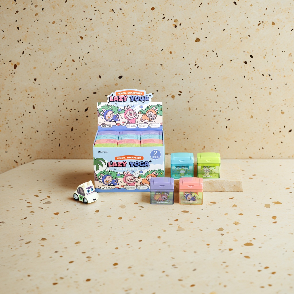Cartoon cute pencil sharpener, stationery for primary school students, specially designed for students Item Picture