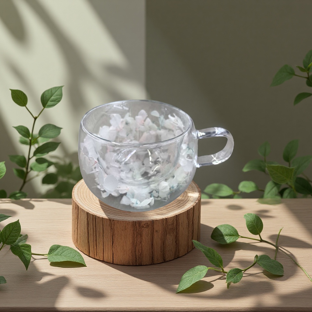 Green apple glass cup thermos, 180ml, made of glass, portable and durable, large capacity, 145708417 Specification image