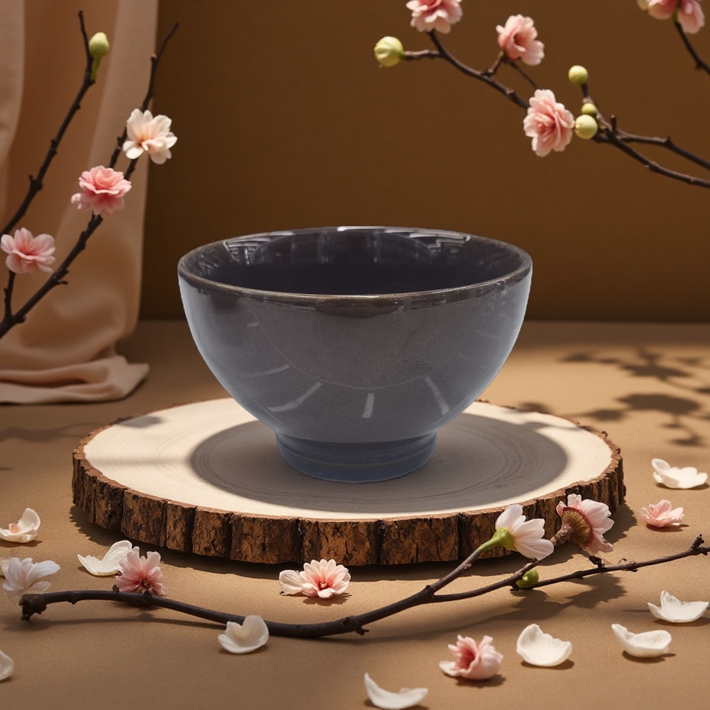 家居陶瓷碗饺子盘茉莉茶爽陶瓷盘子180g