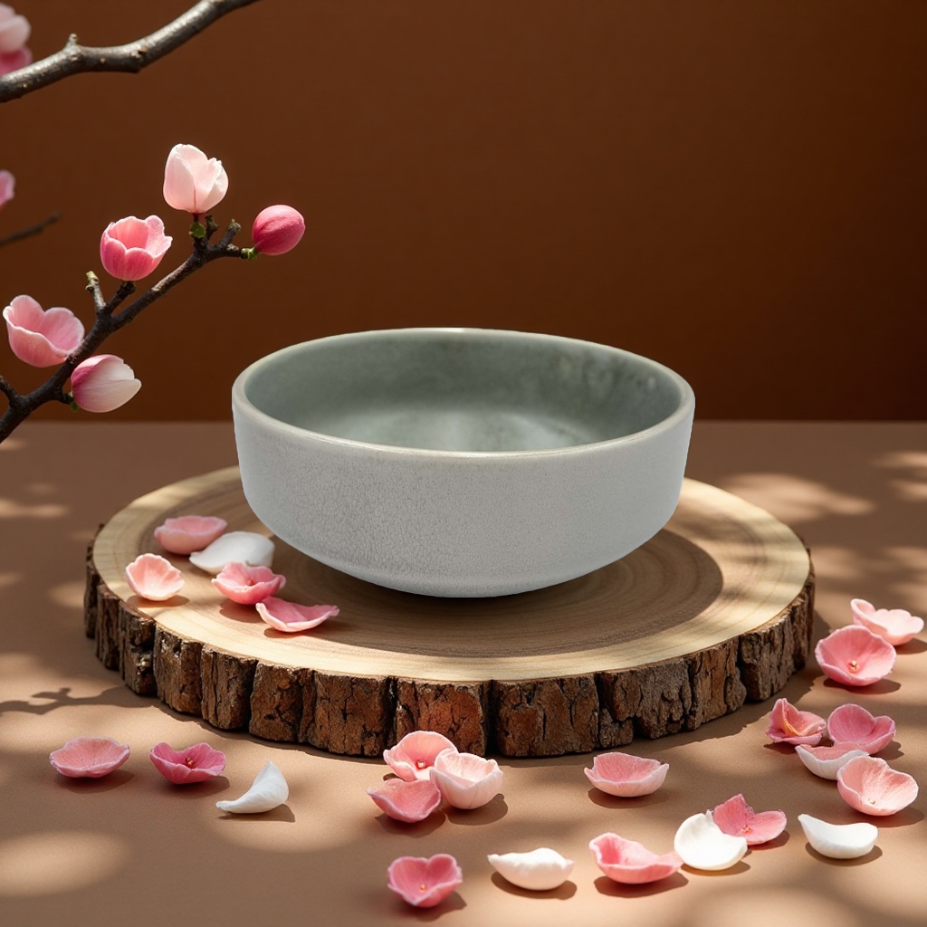 家居陶瓷碗饺子盘茉莉茶香陶瓷盘子180g152525460