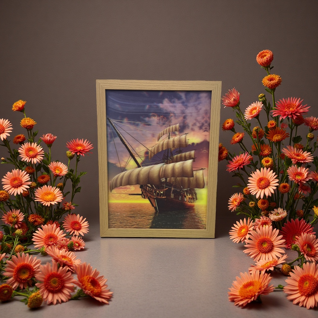 Three-dimensional decorative murals, 3D stereoscopic painters, home wall decorative paintings, artistic hanging paintings Application Scenario