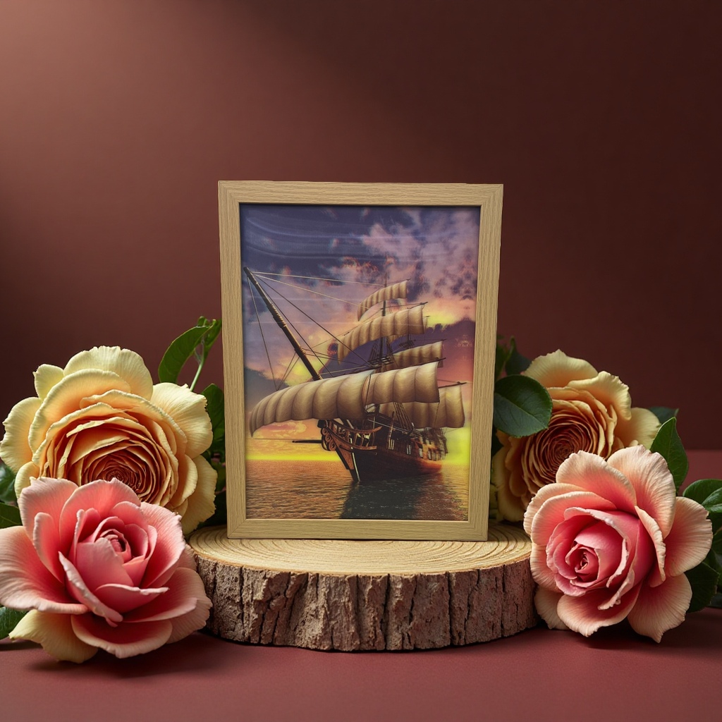 Three-dimensional decorative murals, 3D stereoscopic painters, home wall decorative paintings, artistic hanging paintings details Picture