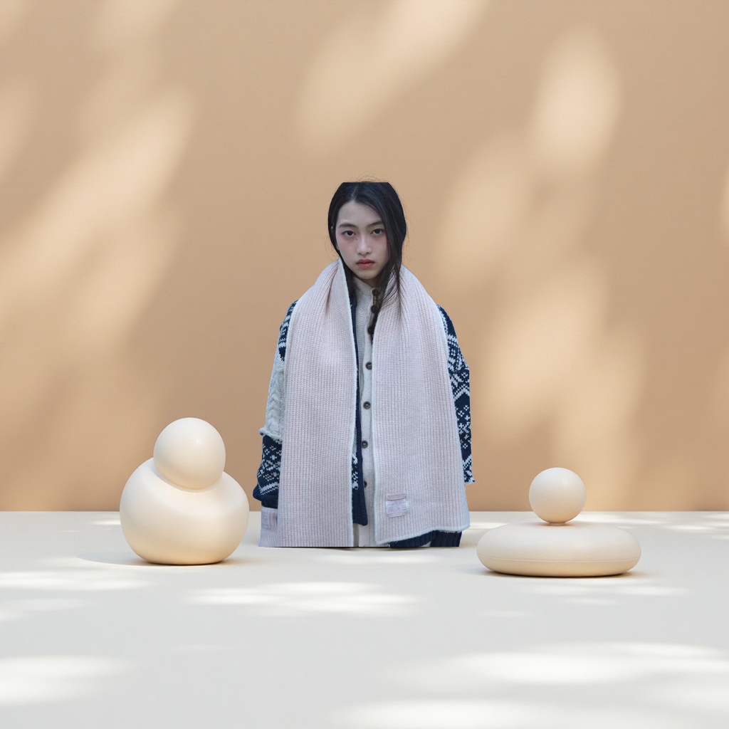 针织围巾 羊毛加厚保暖女款秋冬时尚百搭软糯围巾161548365