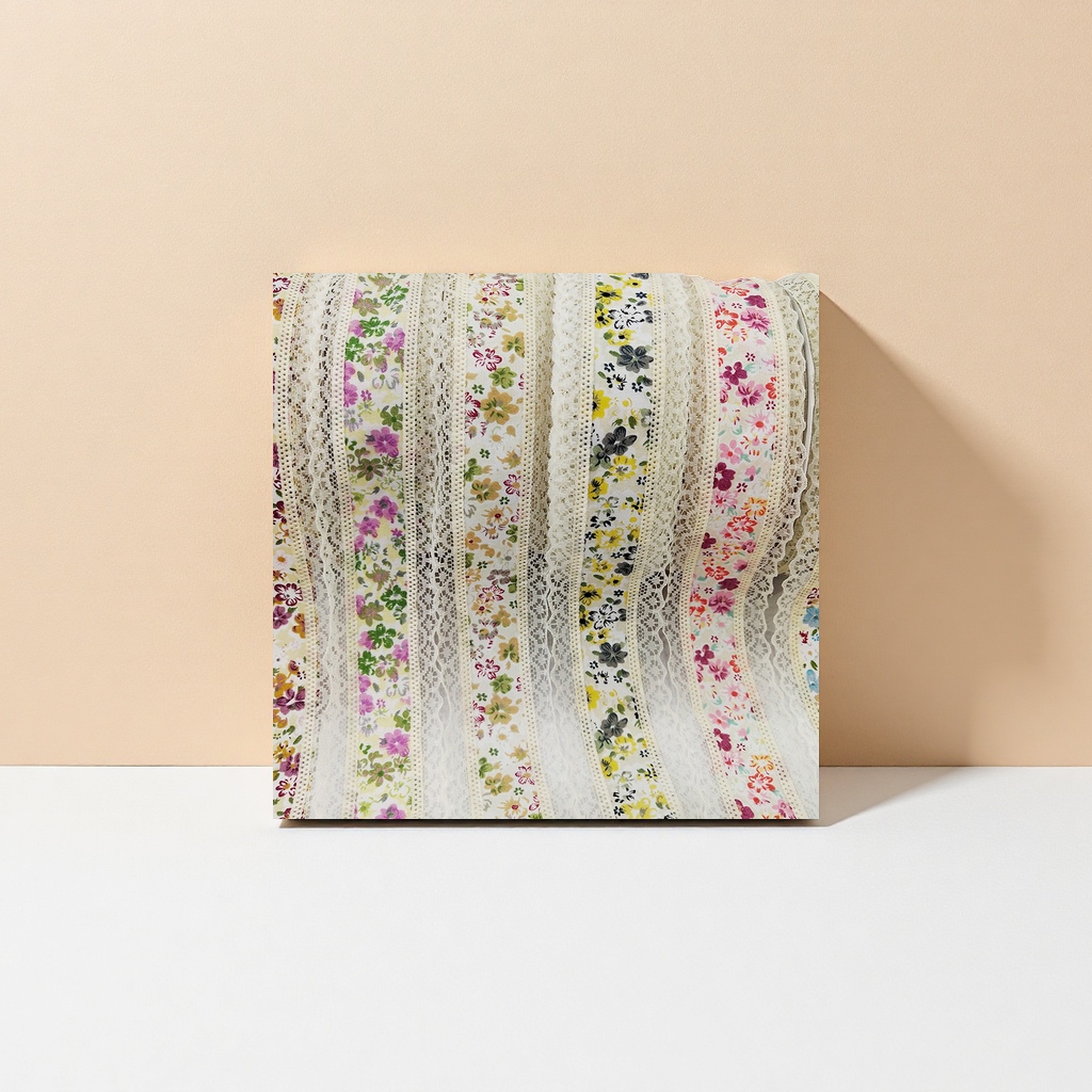 Handmade DIY lace and lace-trimmed clothing accessories with a national style