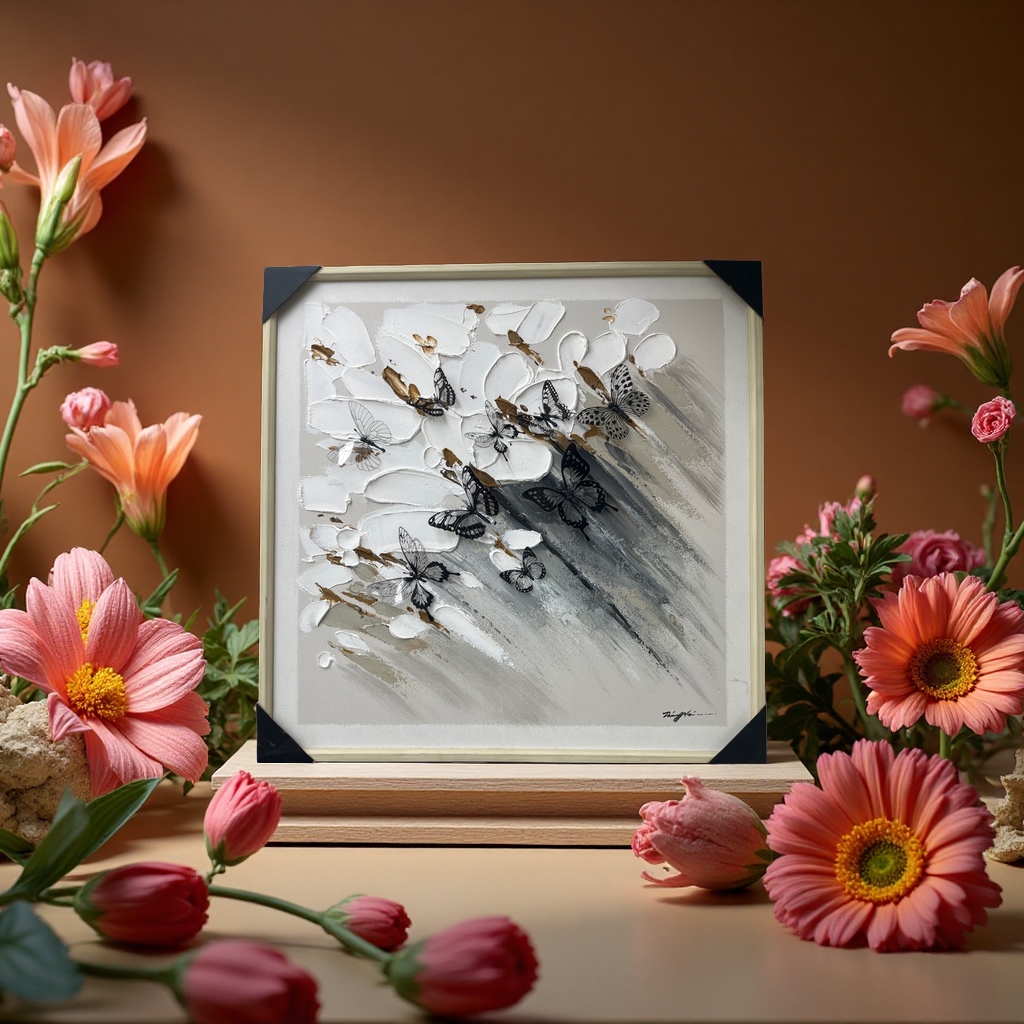diy handmade three-dimensional oil painting decorative painting, healing digital oil painting Application Scenario